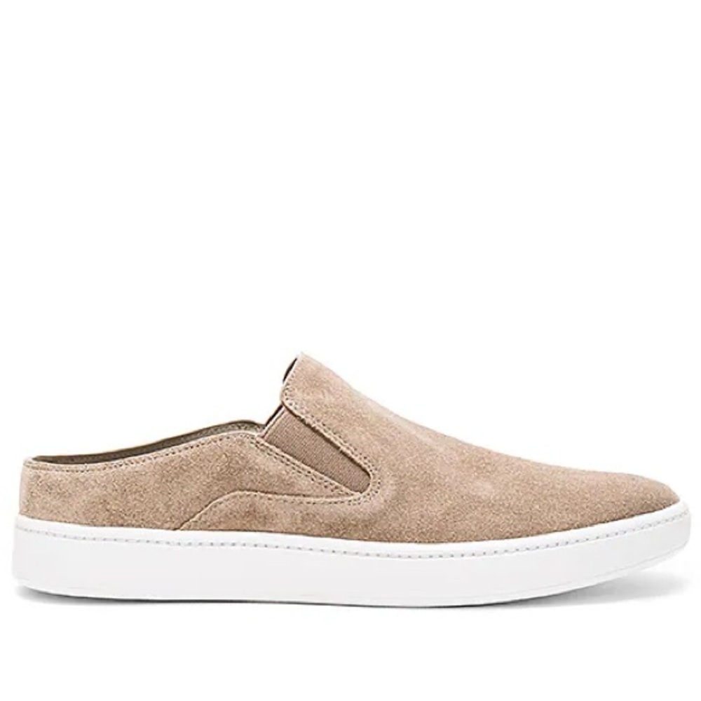 Vince Suede Slip-On Verrill Sneakers - Tan/Taupe - Women’s 6.5